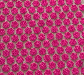 (SHOP NOW) Natural Organic Linen Acupuncture Mat Lotus Spike Massage Pad Cushion Yoga Mat Back/Neck/ Pain Relief Therapy