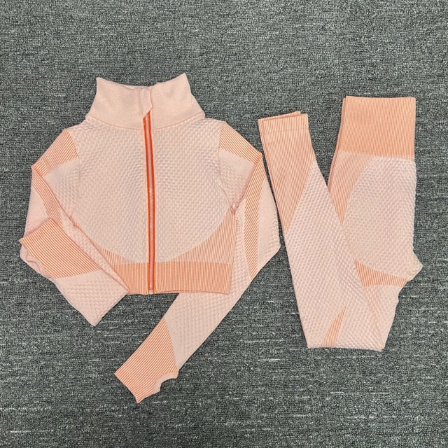 New yoga bra suits Women yoga set gym clothing Female Sport fitness suit Running Clothes yoga top+ Leggings women Seamless gym