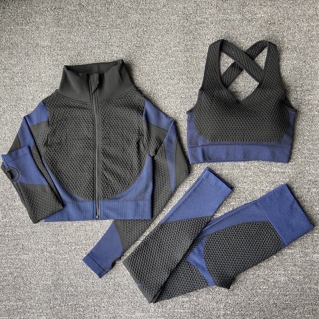 New yoga bra suits Women yoga set gym clothing Female Sport fitness suit Running Clothes yoga top+ Leggings women Seamless gym