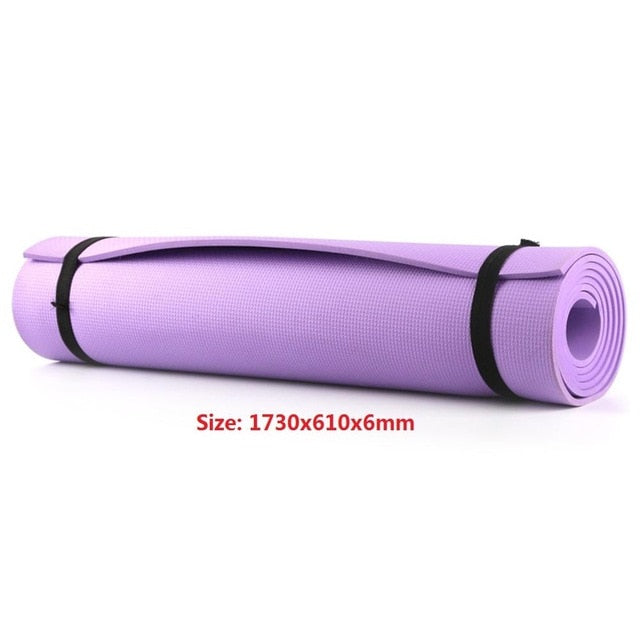 1830*610*6mm EVA Yoga Mat Non Slip Carpet Pilates Gym Sports Exercise Pads for Beginner Fitness Environmental Gymnastics Mats