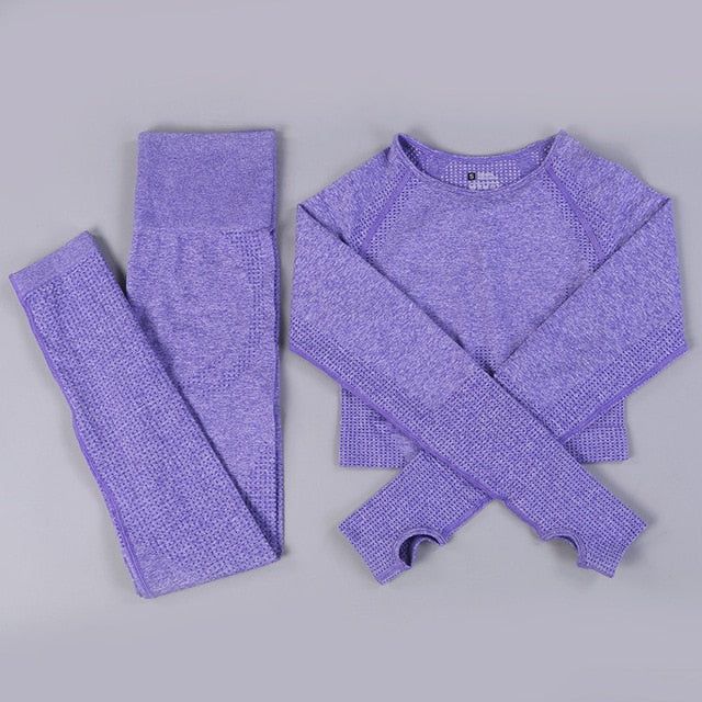 Hot Sale Women Gym Suit Yoga Leggings ropa deportiva mujer Women Sports Yoga Pants gym clothing Yoga Clothing Women Yoga Set