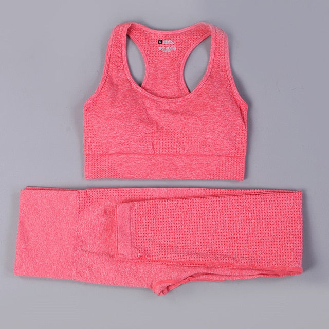Hot Sale Women Gym Suit Yoga Leggings ropa deportiva mujer Women Sports Yoga Pants gym clothing Yoga Clothing Women Yoga Set