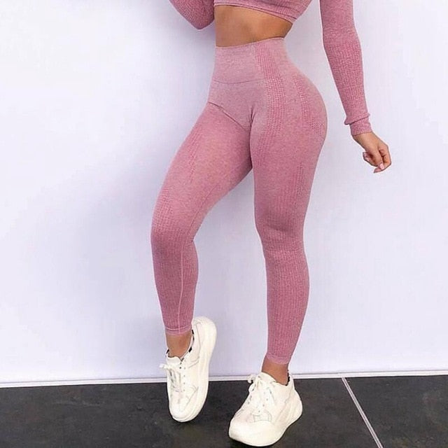 12 colours Women's Seamless Fitness Leggings Female High Waist Running Sports Leggings Sportswear Gym Yoga Sport Pants clothing