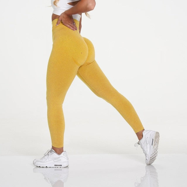 RUUHEE Seamless Legging Yoga Pants Sports Clothing Solid High Waist Full Length Workout Leggings for Fittness Yoga Leggings