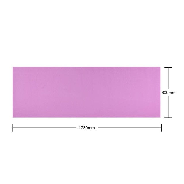 TPE Yoga Mat with Position Line Non Slip Carpet Mat Beginner Sports Fitness Gymnastics Mats Gym Pads 6mm Mats Yoga