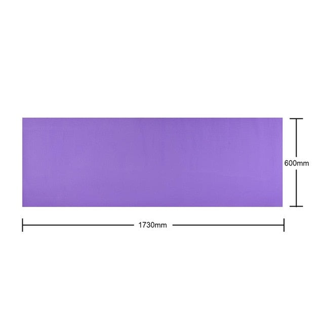 TPE Yoga Mat with Position Line Non Slip Carpet Mat Beginner Sports Fitness Gymnastics Mats Gym Pads 6mm Mats Yoga