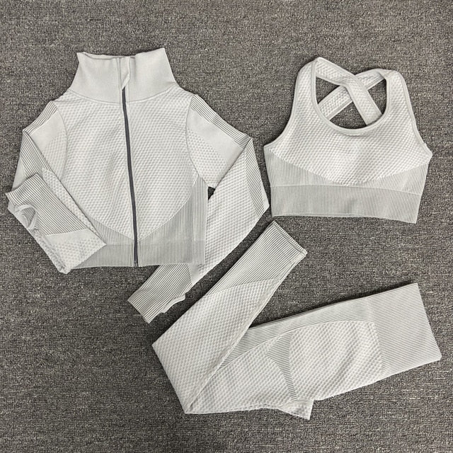 New yoga bra suits Women yoga set gym clothing Female Sport fitness suit Running Clothes yoga top+ Leggings women Seamless gym