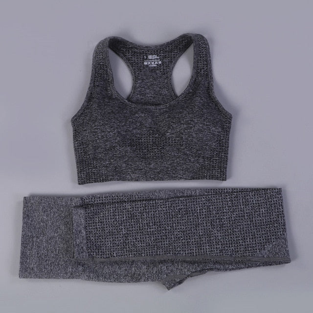 Hot Sale Women Gym Suit Yoga Leggings ropa deportiva mujer Women Sports Yoga Pants gym clothing Yoga Clothing Women Yoga Set